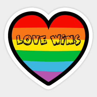 Love Wins, Love Wins design Sticker